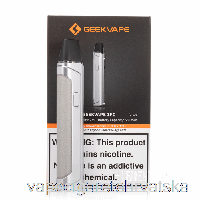 Vape Cigarete Geek Vape Aegis One & 1fc Pod Sustav [1fc] Srebrni